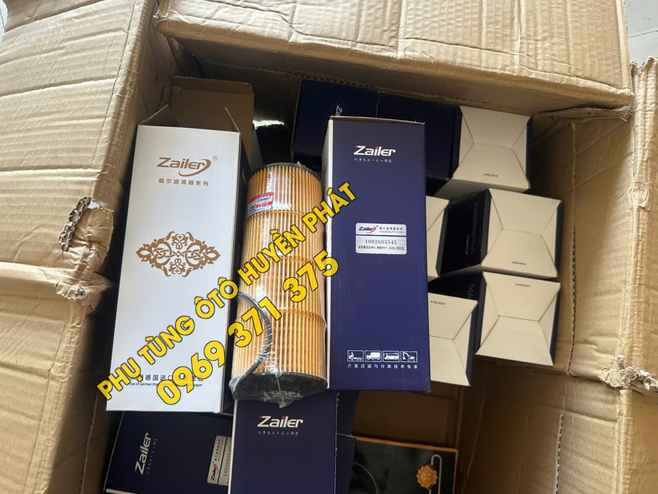 1002003545 Lọc nhớt xe Shacman máy Weichai