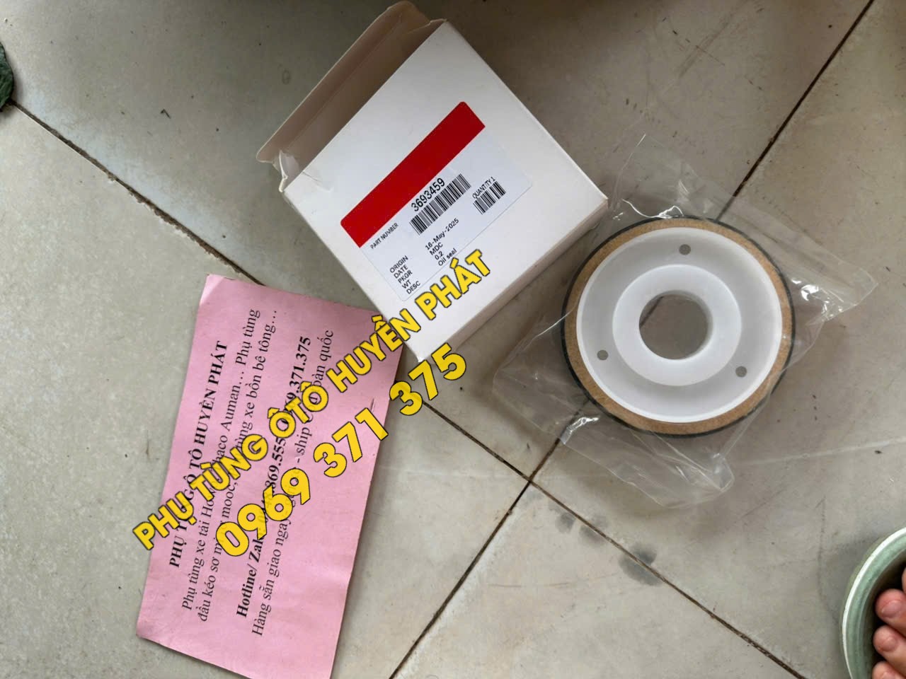 Phớt đầu trục cơ Auman FV400 máy ISGE-3693459/3695722