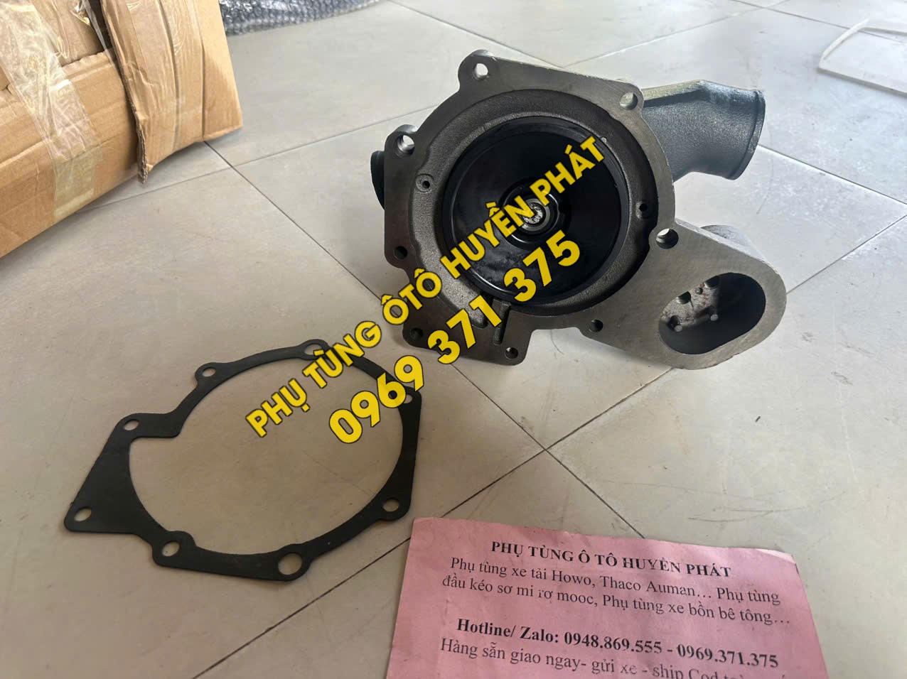 612600061945 Bơm nước máy Weichai WP10 xe Shacman Chenglong