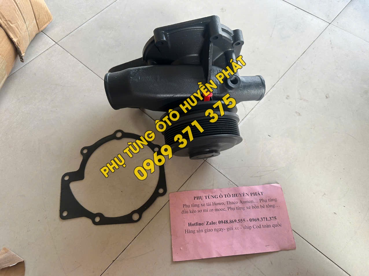 612600061945 Bơm nước máy Weichai WP10 xe Shacman Chenglong