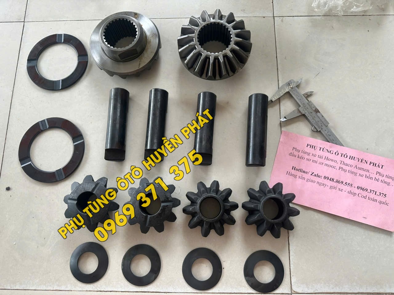 Bộ ruột vissai Howo Man MCY11 cầu 4.11