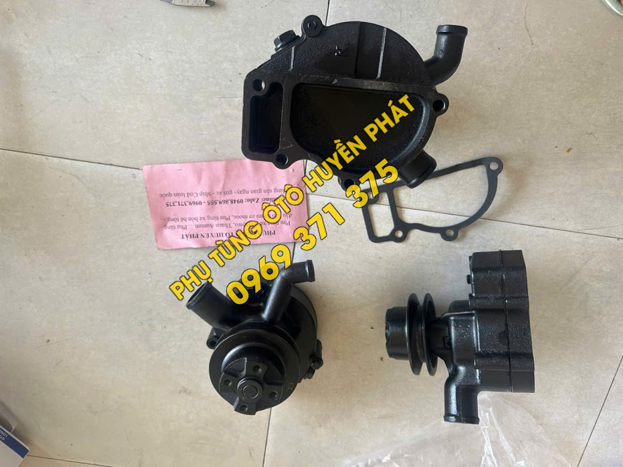 Bơm nước động cơ lai ZH4102 mooc chở xi măng rời