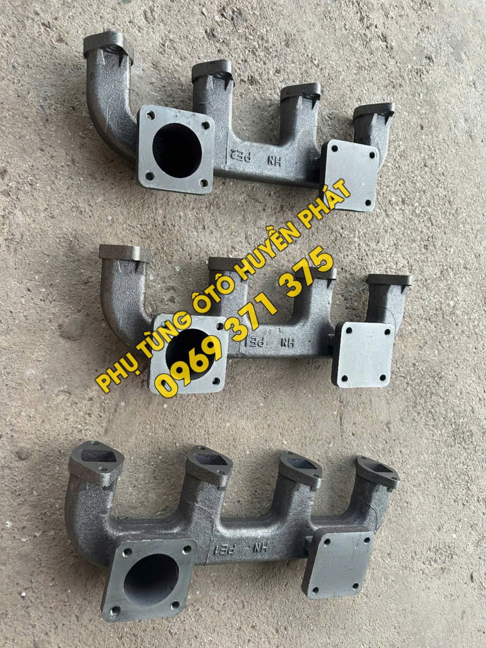 Cổ xả máy lai ZH4102 lắp trên mooc chở xi măng rời