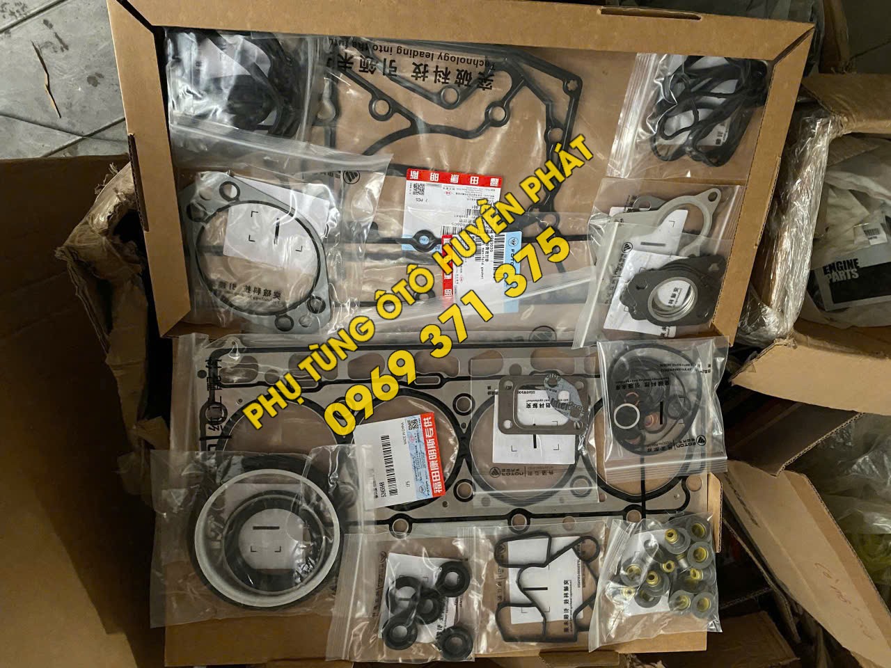 Gioăng đại tu động cơ cummins ISF3.8 xe Thaco Auman C160