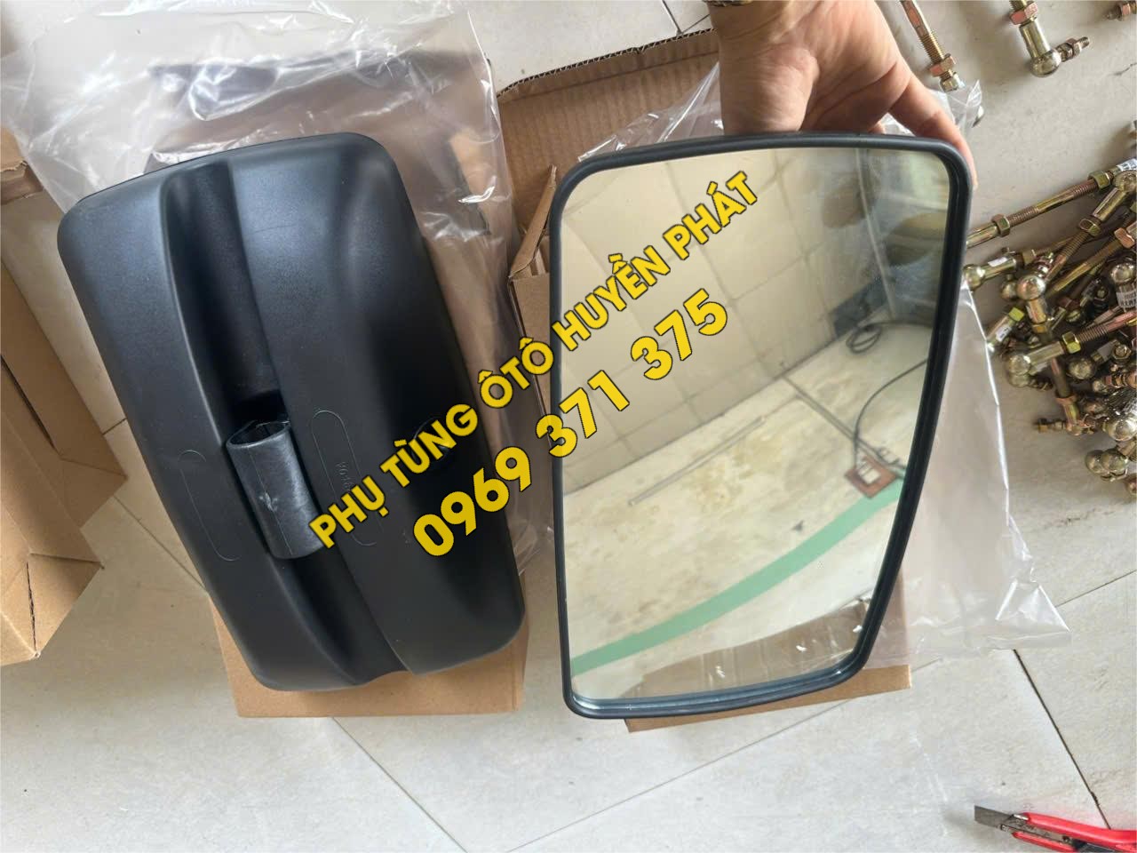 Gương chiếu hậu to Thaco Ollin