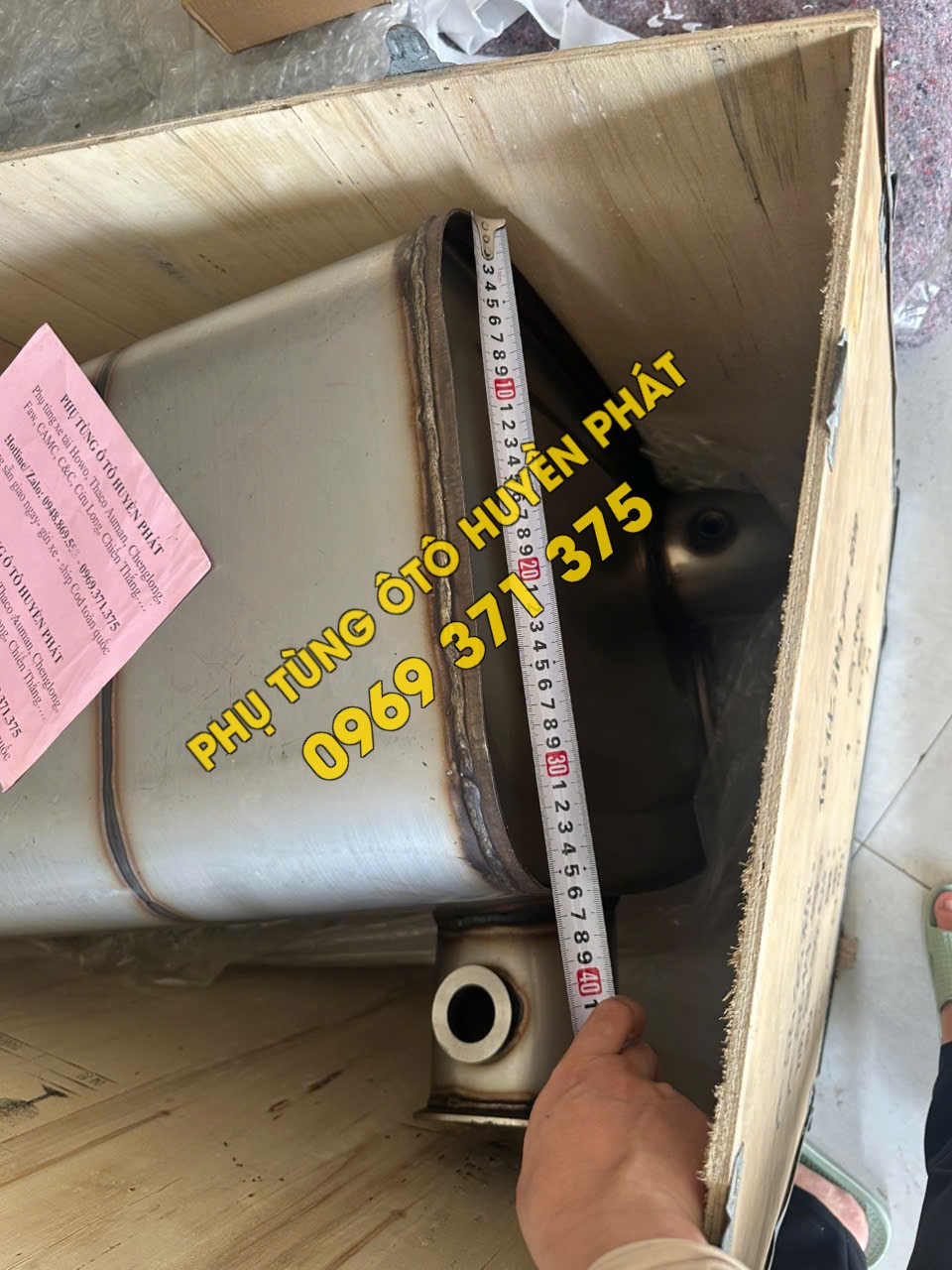 WG9925540670 Bô xả Howo Sitrak T7H SCR