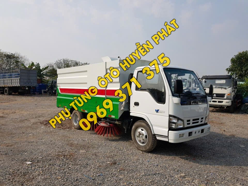 Xe quét rác hút bụi 5m3 ISUZU
